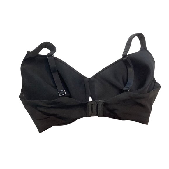 Body By Victoria Ipex Full Coverage Black Bra Women 40DD Smooth Adjustable - Picture 2 of 7